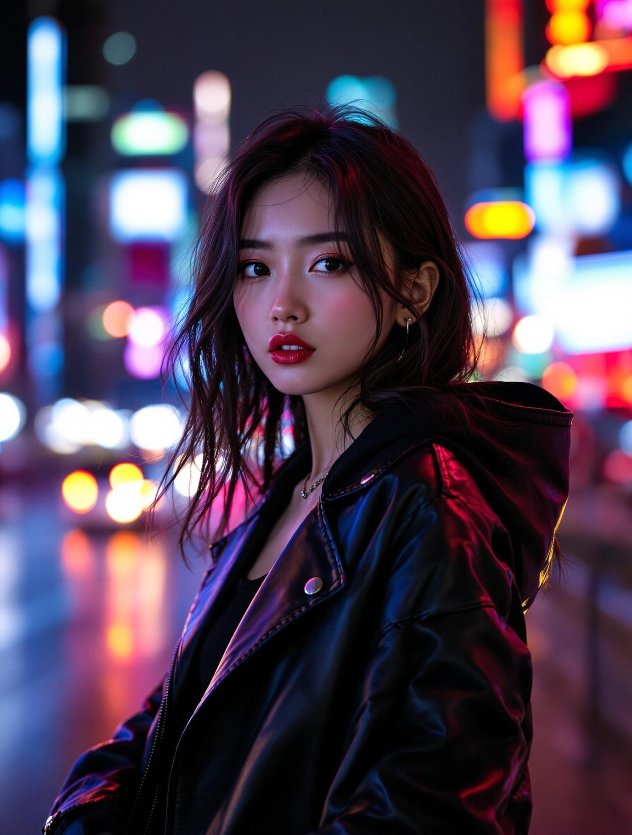 皮衣女王——暗夜魅影 - 秦可可 - cos图片唯美写真作品